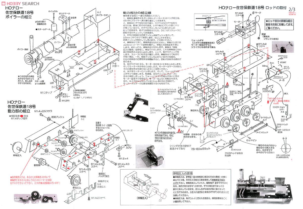 HOナロー) 雨宮12t C タンク 佐世保鉄道 18号機 (国鉄ケ218) II 組立