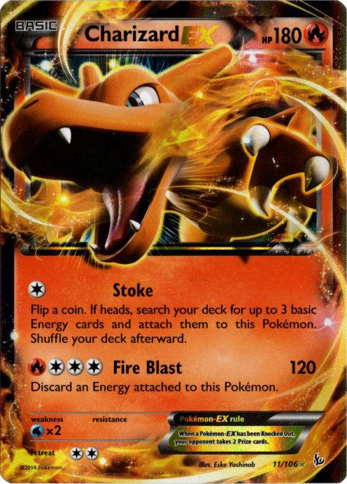 リザードンEX 海外版 英語版 Charizard EX - 11/106 -【Card Chicken】