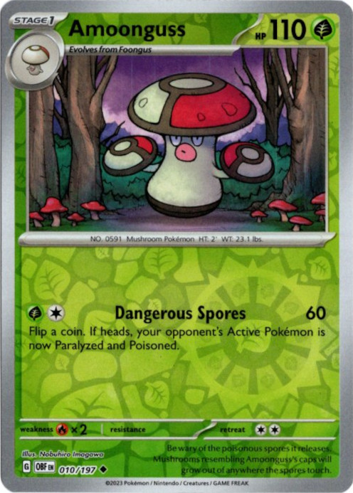 モロバレル 海外版 英語版 リバホロ Amoonguss - 010/197 -【Card
