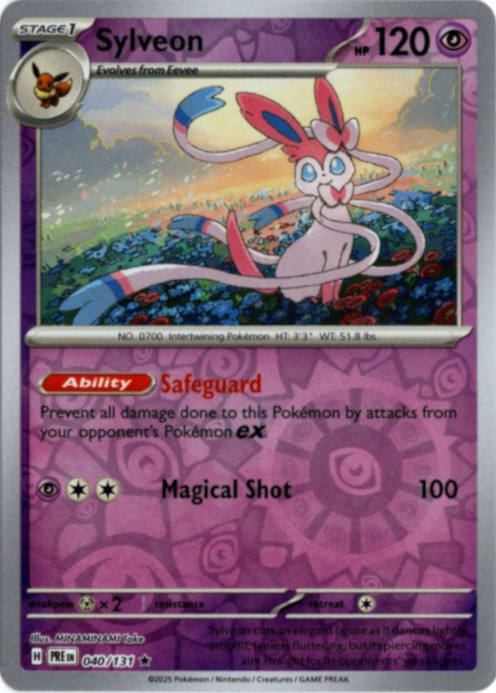 ニンフィア 海外版 英語版 リバホロ Sylveon - 040/131 -【Card Chicken】