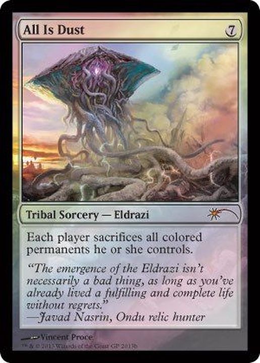 MTG 全ては塵 GPプロモ Foil 英語版 3枚セット EX]全ては塵/