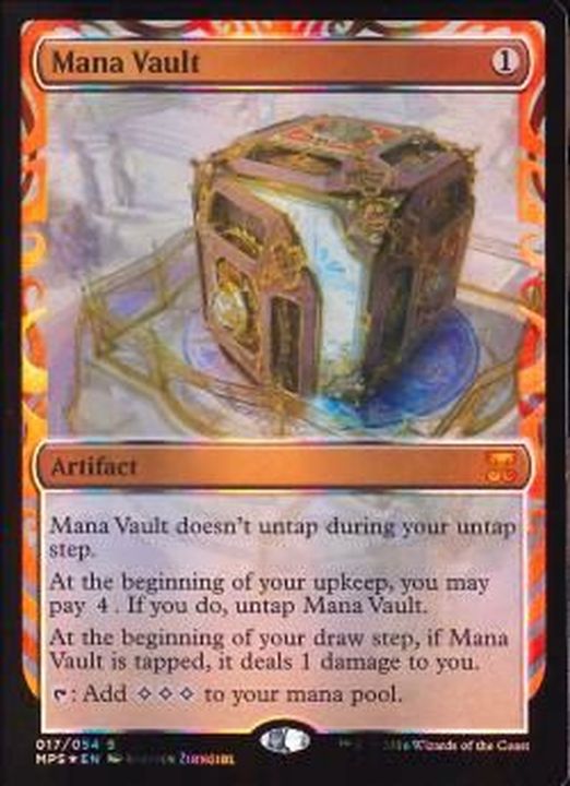 mana vault 魔力の櫃 英語 MTG 魔力の櫃 Mana Vault 英語