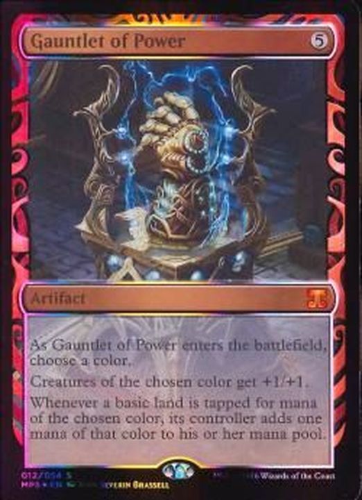 MTG foil英語 魔力の篭手 master piece MTG foil英語 魔力の篭手