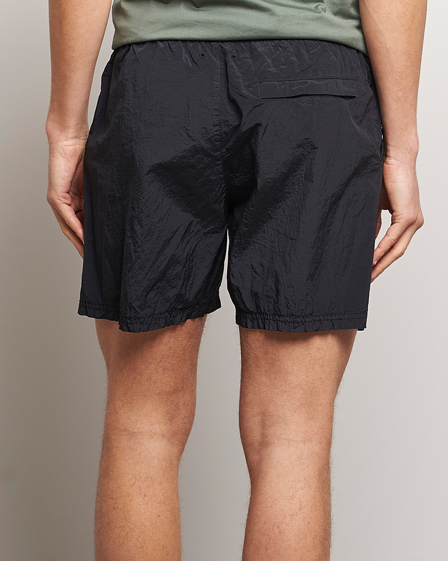 Stone Island Nylon Metal Econyl Swimshorts Black at CareOfCarl.com