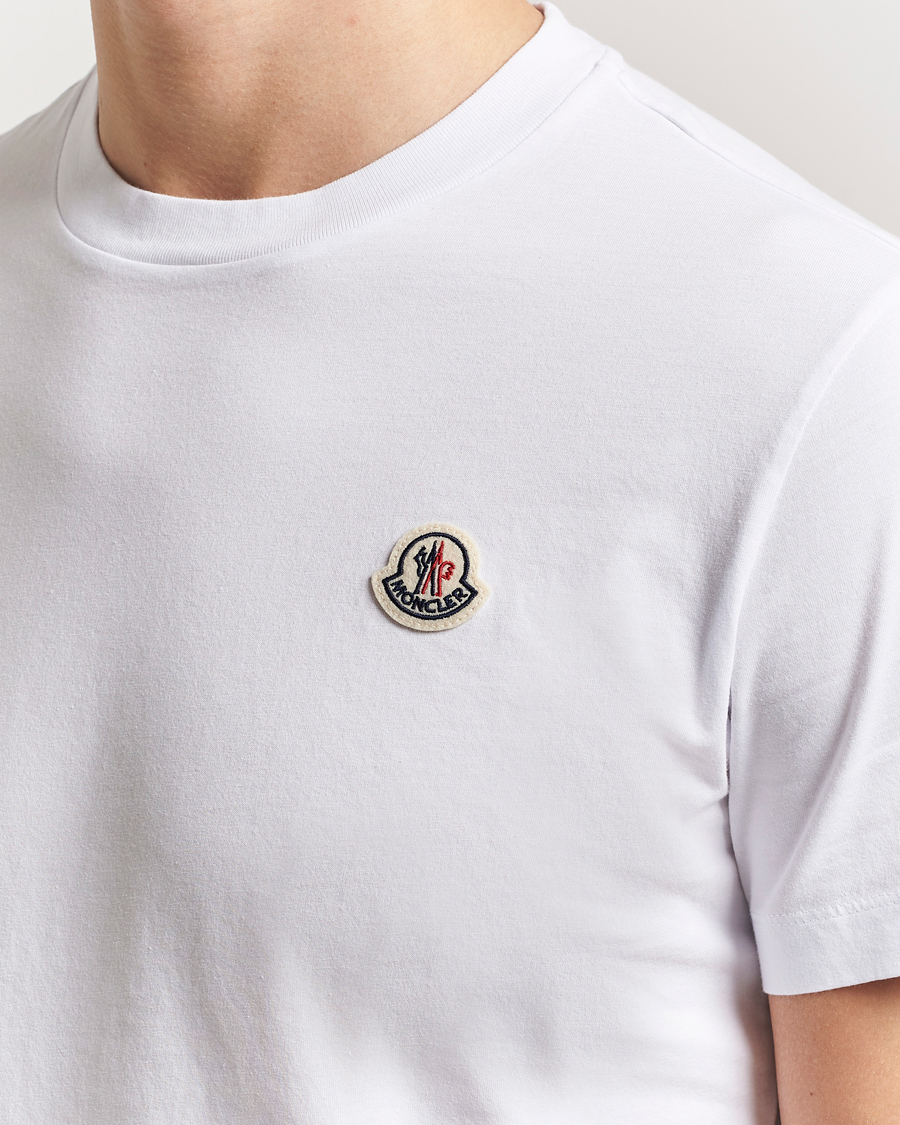 Moncler 3-pack Logo T-Shirts White at CareOfCarl.com