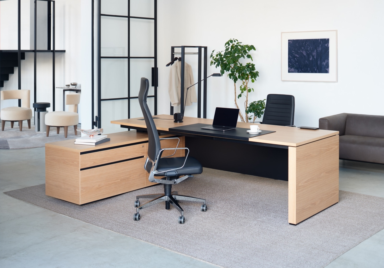 BROAD desk sidecabinet type(ブロード サイドキャビネット付デスク