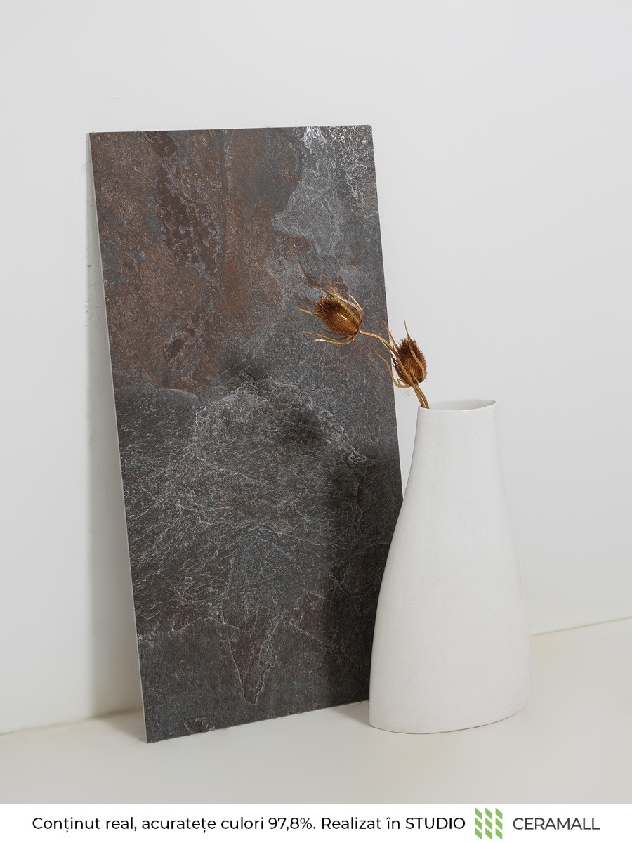 Gresie ZEUSO RUST F PC 600X1200X8 R SUMAT 1S maro produs Outlet