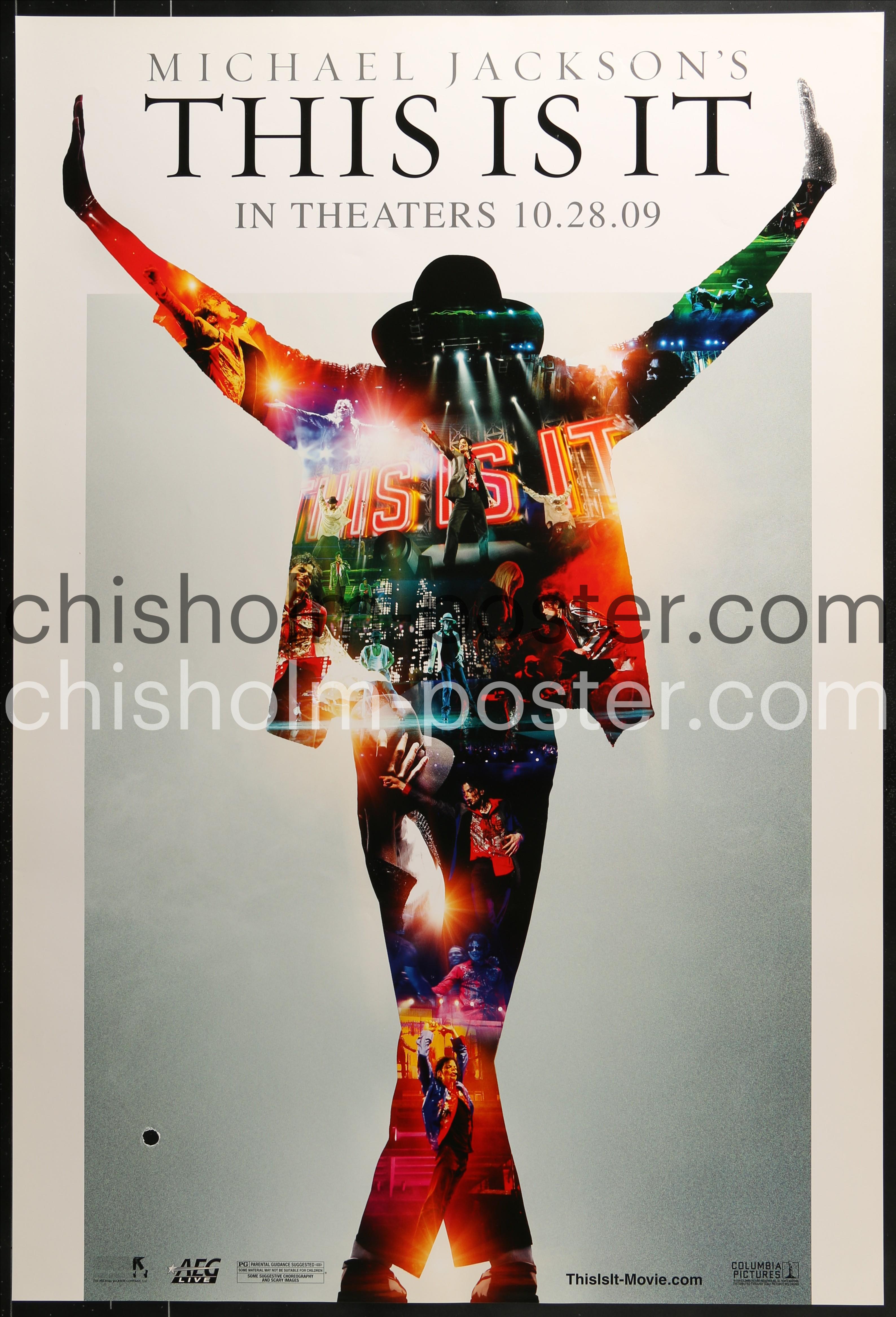 MICHAEL JACKSON THIS IS IT 両面印刷オリジナルポスター MICHAEL