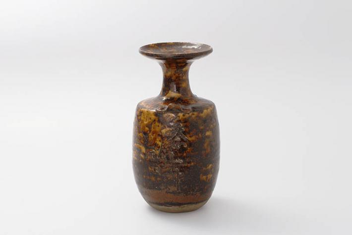 超珍品 島田の 志戸呂焼き( 祖母焼 )希少陶器の壺 超激安 志戸呂焼