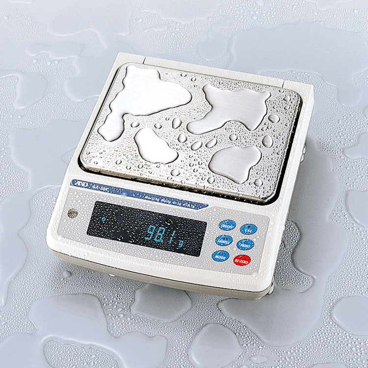 検定付きはかり 分銅内蔵型 防塵・防水型中量級天びん GX-KRシリーズ