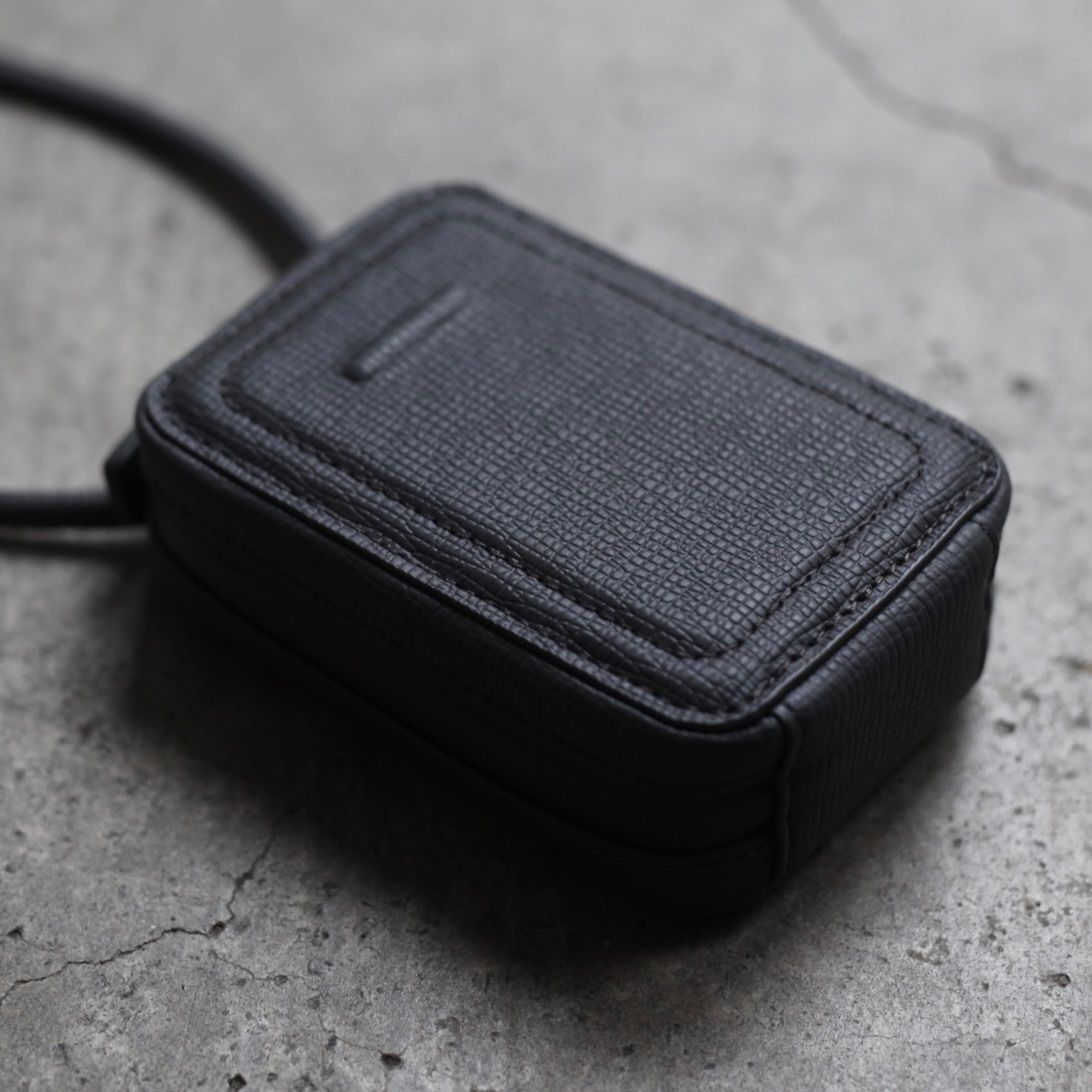 objcts.io - 【残り一点】レザーストラップ付マイクロバッグ(GRAY