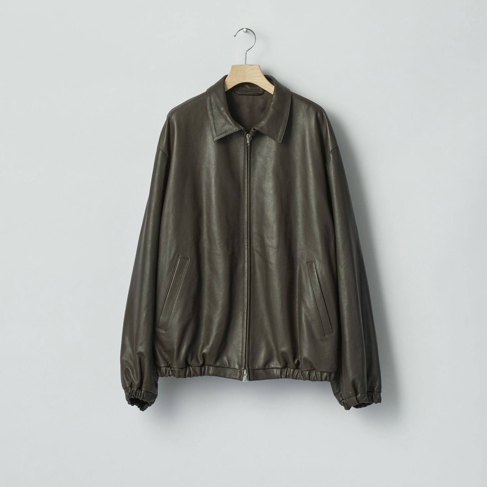 ssstein - 【残りわずか】Lambs Leather Light Zip Jacket | ACRMTSM
