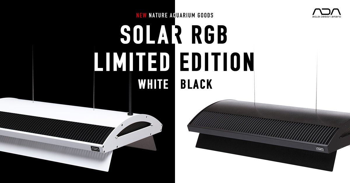 New Release of Solar RGB Limited Edition White / Black | ADA