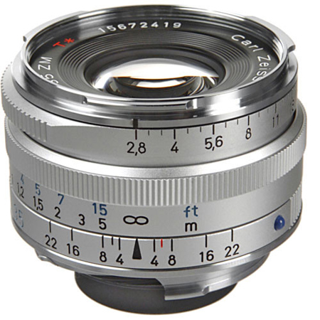 Zeiss 35mm f/2.8 C Biogon T ZM Lens, Silver 1486-394 - Adorama