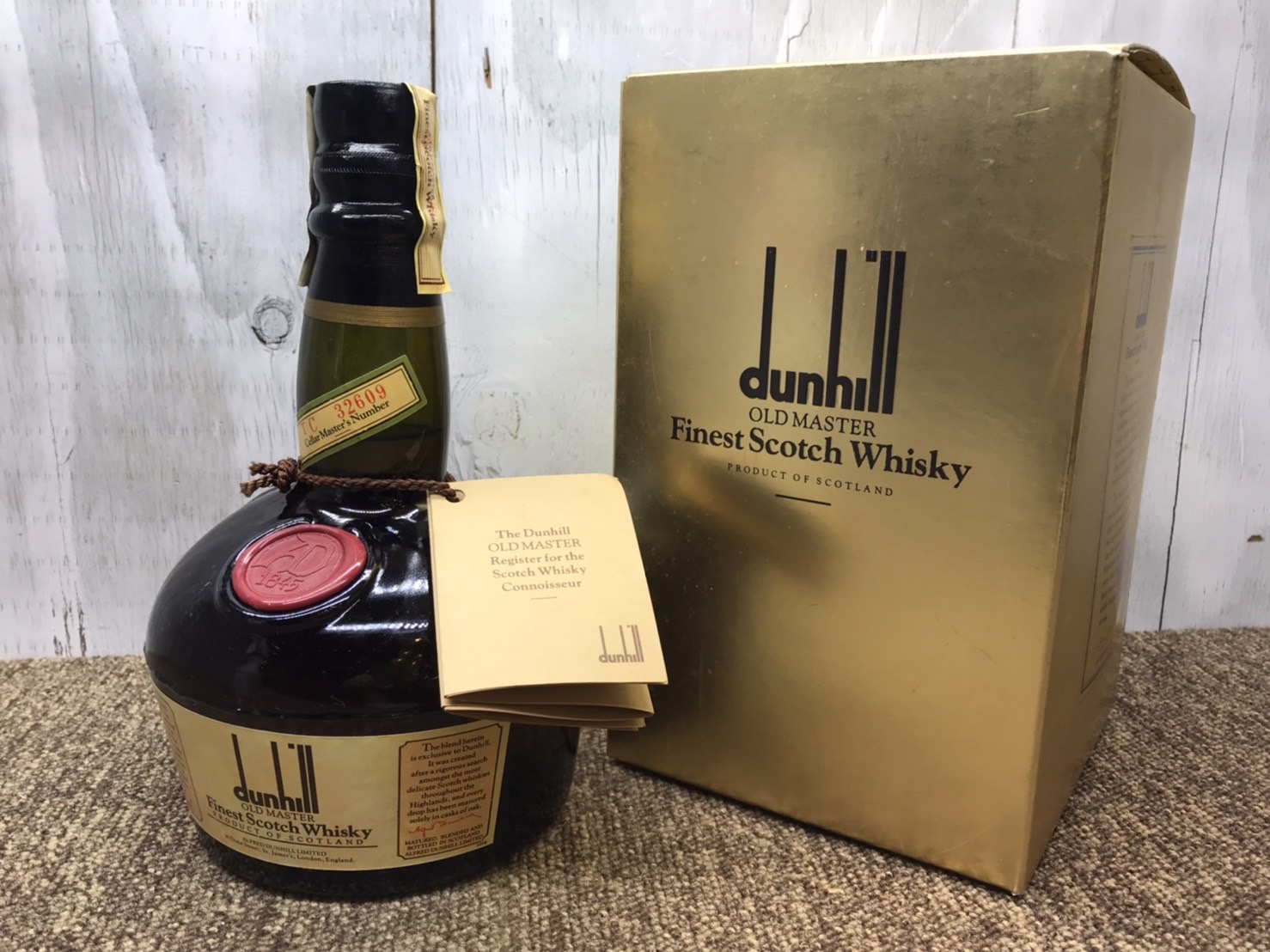 dunhill｜ダンヒル｜スコッチウイスキー｜オールドマスター買取致し