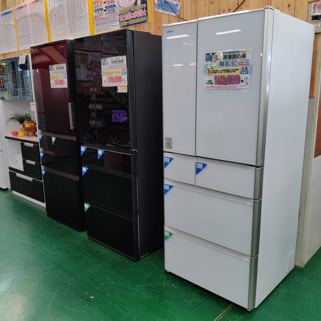 愛品倶楽部柏店】 保証充実 SHARP (シャープ) 2017年製 455L 6ドア冷凍