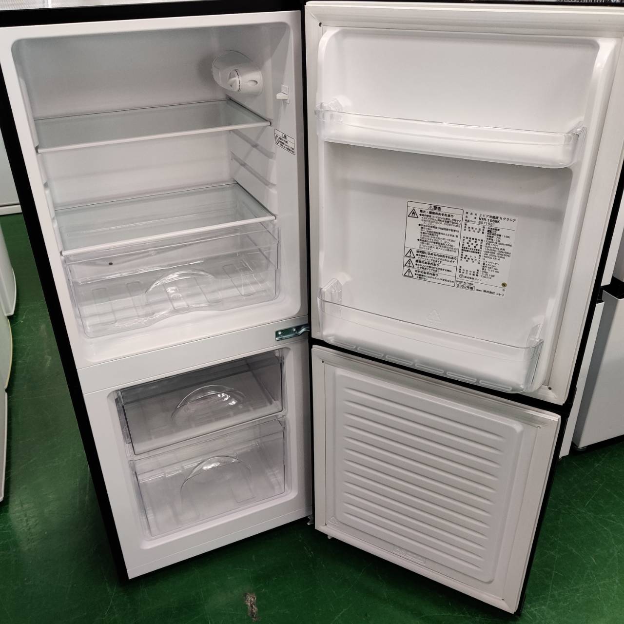 NITORI 2ドア冷蔵庫 106L NTR-106 L05-23
