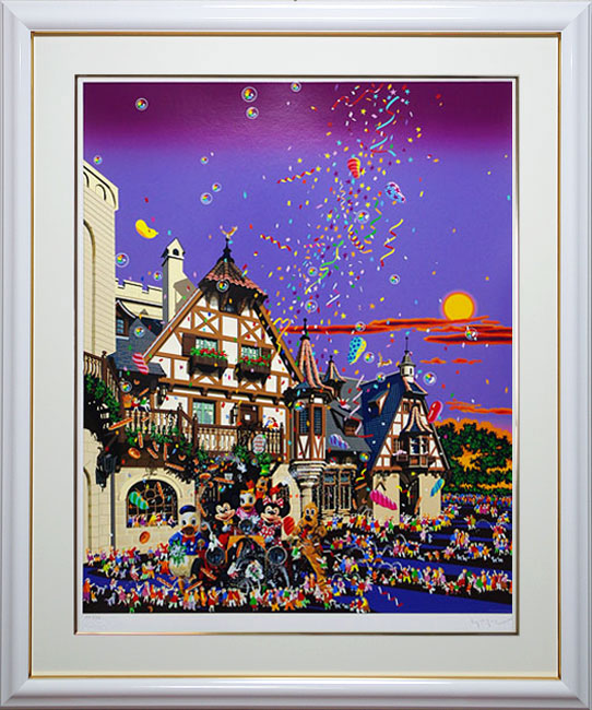 ヒロ・ヤマガタ シルクスクリーン 『ミッキー&ミニー イン