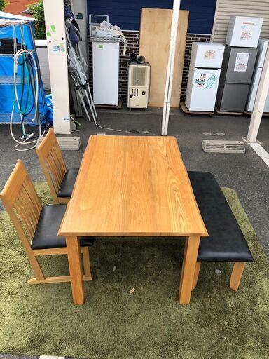 福岡市 中央区で買取】ダイニングセット ダイニングテーブル 椅子×2脚