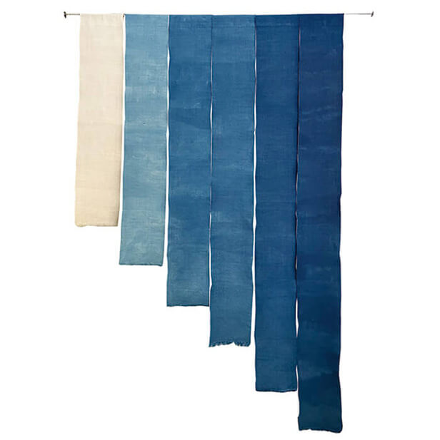 手織り藍染めのれん | 手ぬぐい│アート蒼公式サイト│麻布十番麻の葉