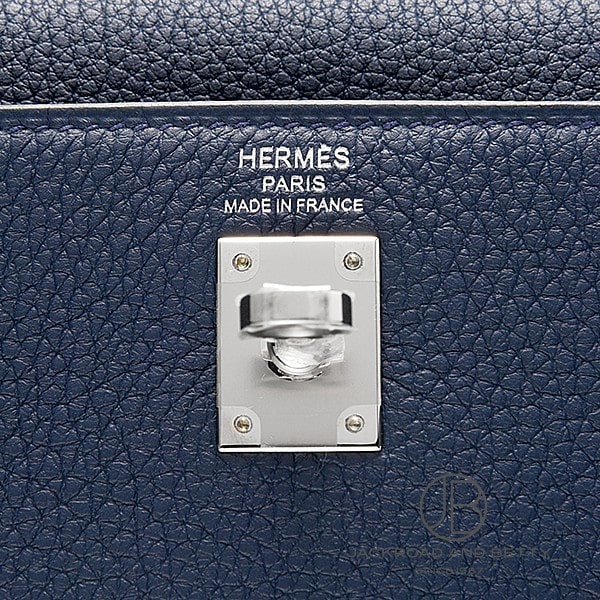 ケリー25 内縫い ブルーネイビー 紺[] Kelly25 Blue Navy | エルメス