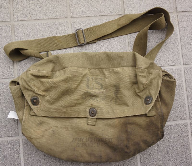 WW2米海軍ガスマスクバッグMARK Ⅳ 米軍 Ⅳ 実物 米 MARKⅣガス 雑貨