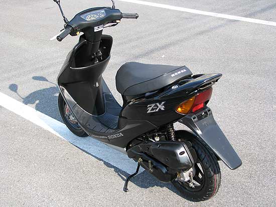 茨城！実働！低走行 AF34 ZX ライブディオ ブラック 原付50cc 2st 実働