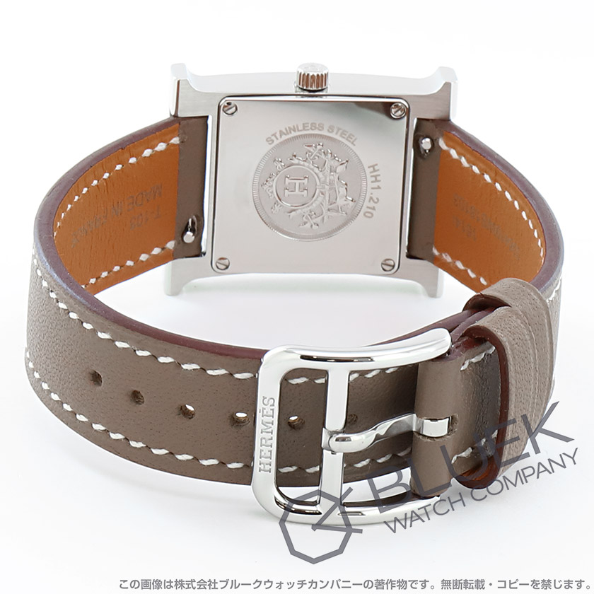 HERMESエルメス腕時計レザーベルト 革ベルト【エトゥープ】 【公式通販】