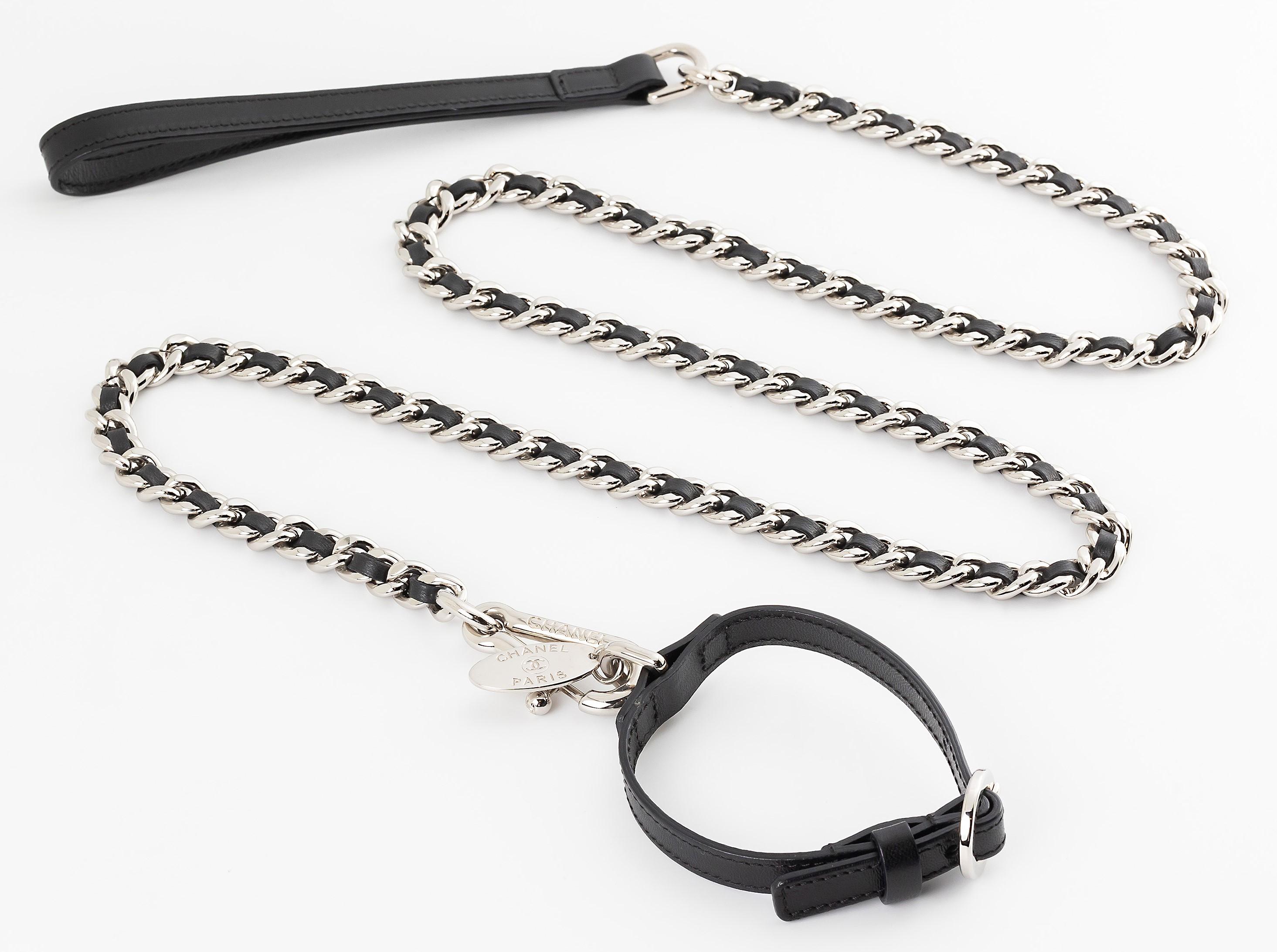 CHANEL (シャネル) 犬用レザー首輪＆リード｜郡山の質店・ Brera（ブレラ）