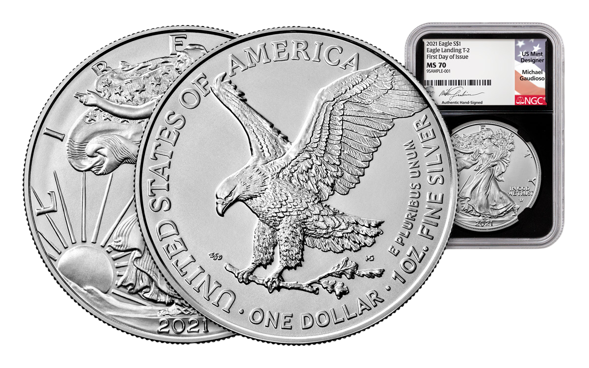 2021(S) $1 1-oz T-2 Silver Eagle Struck At San Francisco Emergency