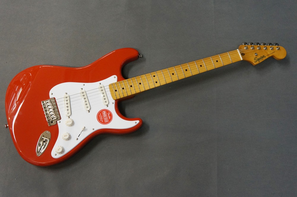 Squier Classic Vibe '50s Stratocaster Maple Fingerboard FRD 【お