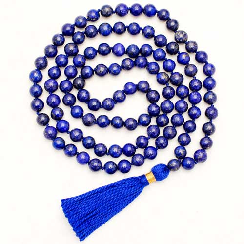 ラピスラズリ（瑠璃）数珠 | ガネーシャ神と開運グッズ
