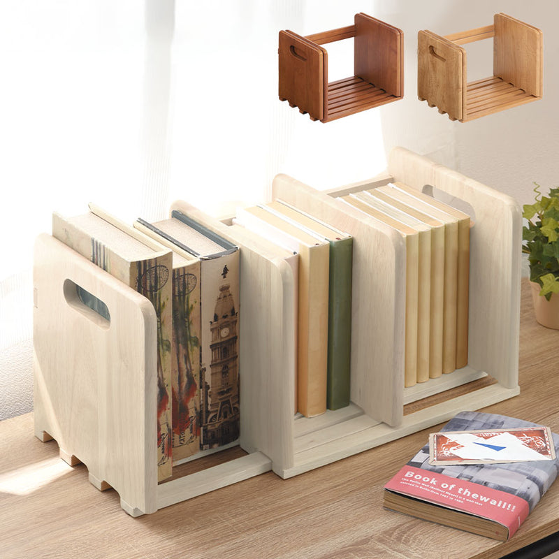 スライドブックスタンド 本棚 ラック ブックスタンド おしゃれ ぼん