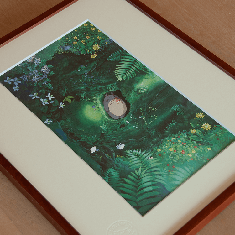 ART OF GHIBLI となりのトトロ アートフレーム 「うろの中」｜三鷹の森