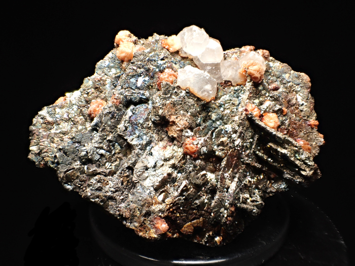 ①サンパイライト②黄鉄鉱③磁鉄鉱④赤鉄鉱⑤黄鉄鉱 ①サンパイライト