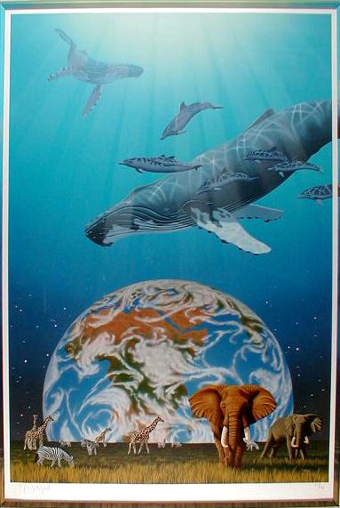 シム・シメール 絵画 シム・シメール「海からのメッセージ」絵画