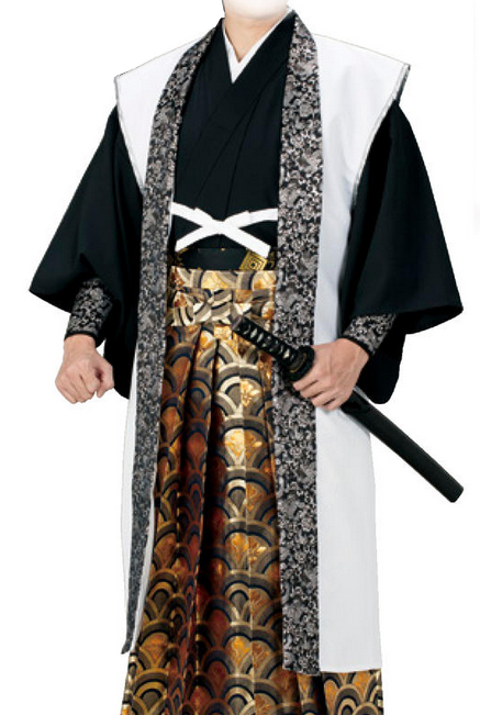 陣羽織（丈長） 龍/白激安で購入！法被と鯉口シャツ【えどわん 本店】