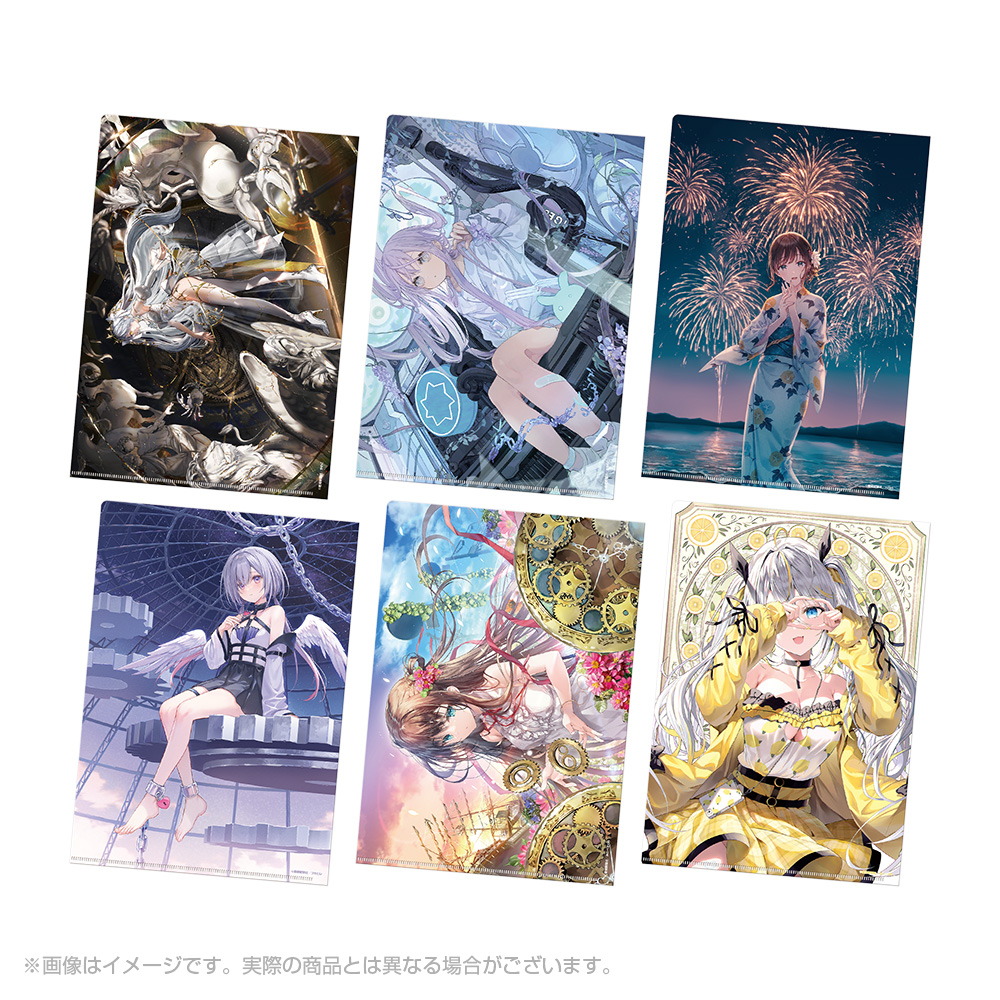 mignon 絵師100人展 12 アクリルアートプレート クリアファイル 絵師