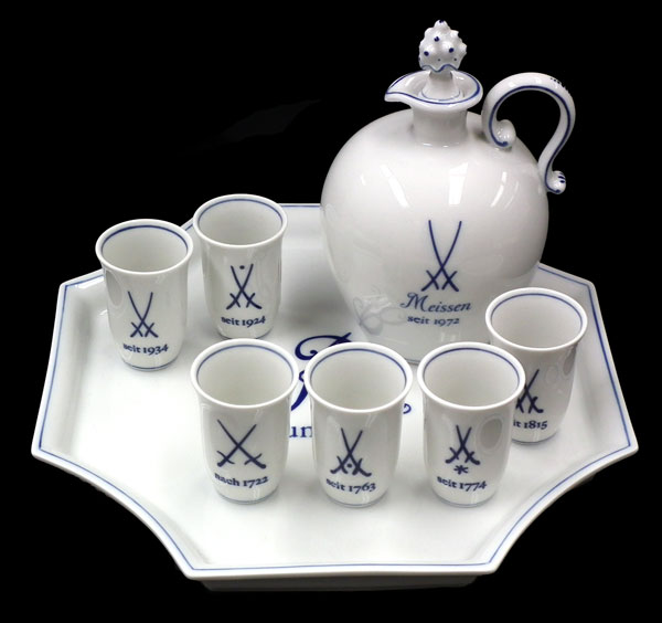 マイセン Meissen br/ 双剣 歴代バックスタンプbr/ リキュールセット