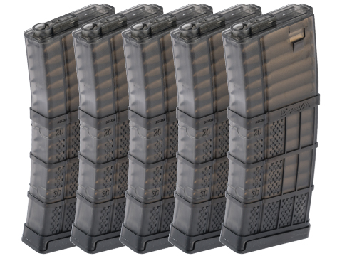 EMG 190rd Lancer Systems Licensed L5AWM Airsoft Mid-Cap Magazines