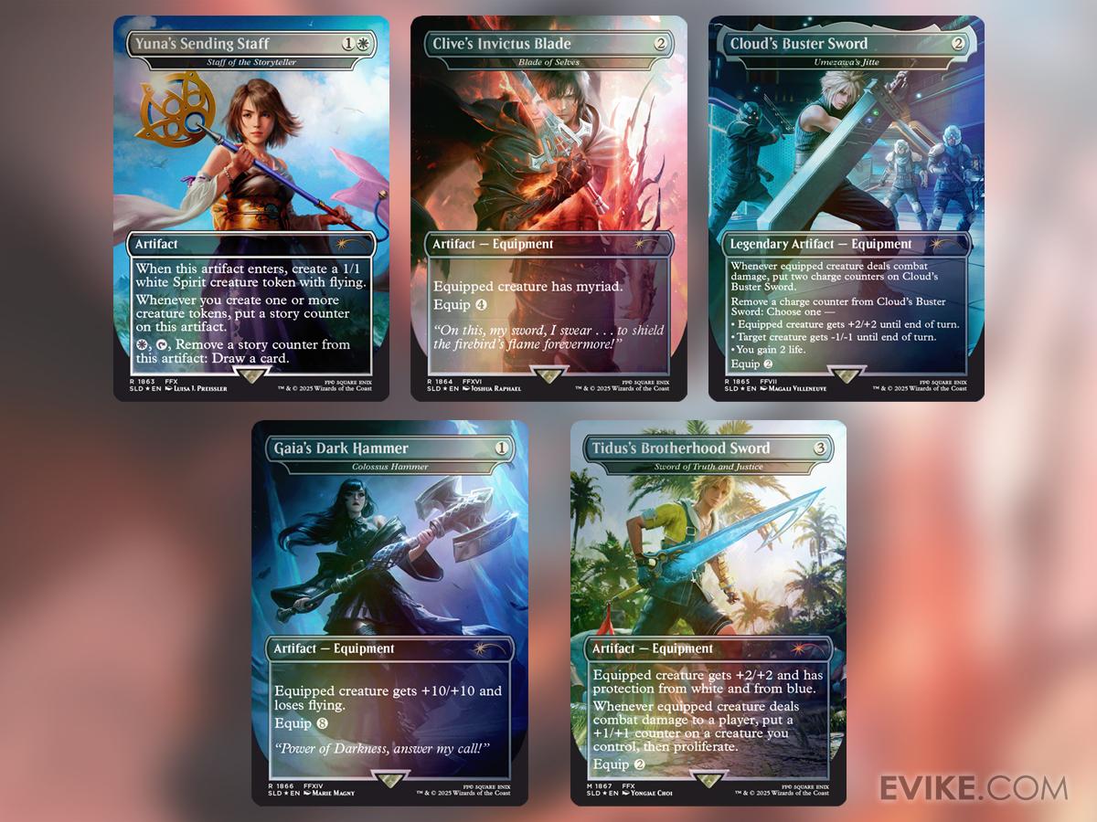 Secret Lair x FF: Weapons 英語版 Magic the Gathering Secret Lair x