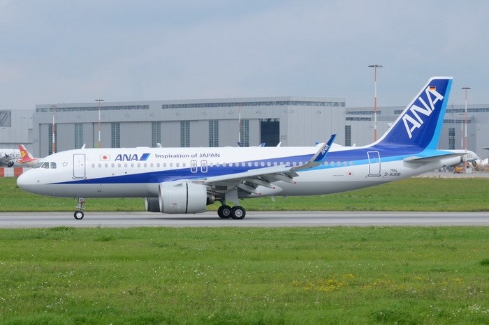 ANA A320neo 全日空 エアバス JA220A ph 1:400 ANA A320neo 全日空