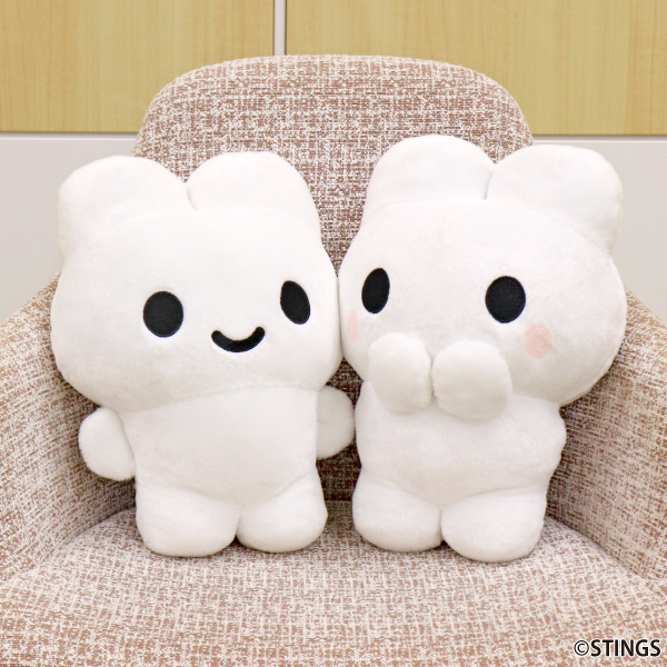 SNSやLINEスタンプで大人気の「やさうさちゃん」から、BIGぬいぐるみが