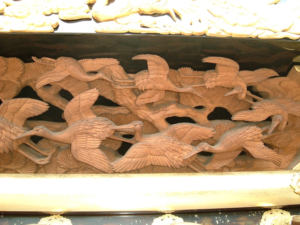 舞台保存会だより104 鳥の彫刻 | 信州松本 天神 深志神社