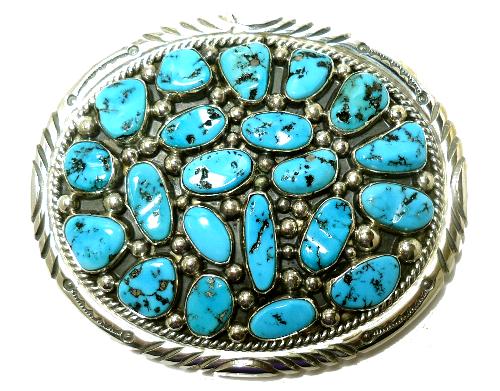 Tommy Moore作 インディアンジュエリー・バックル