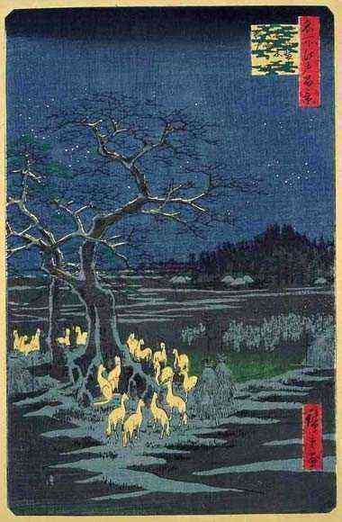 大晦日の王子狐の行列