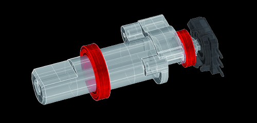EX-NEXT（標準グリップ） MINI-Z EVO レシーバーユニット付きセット
