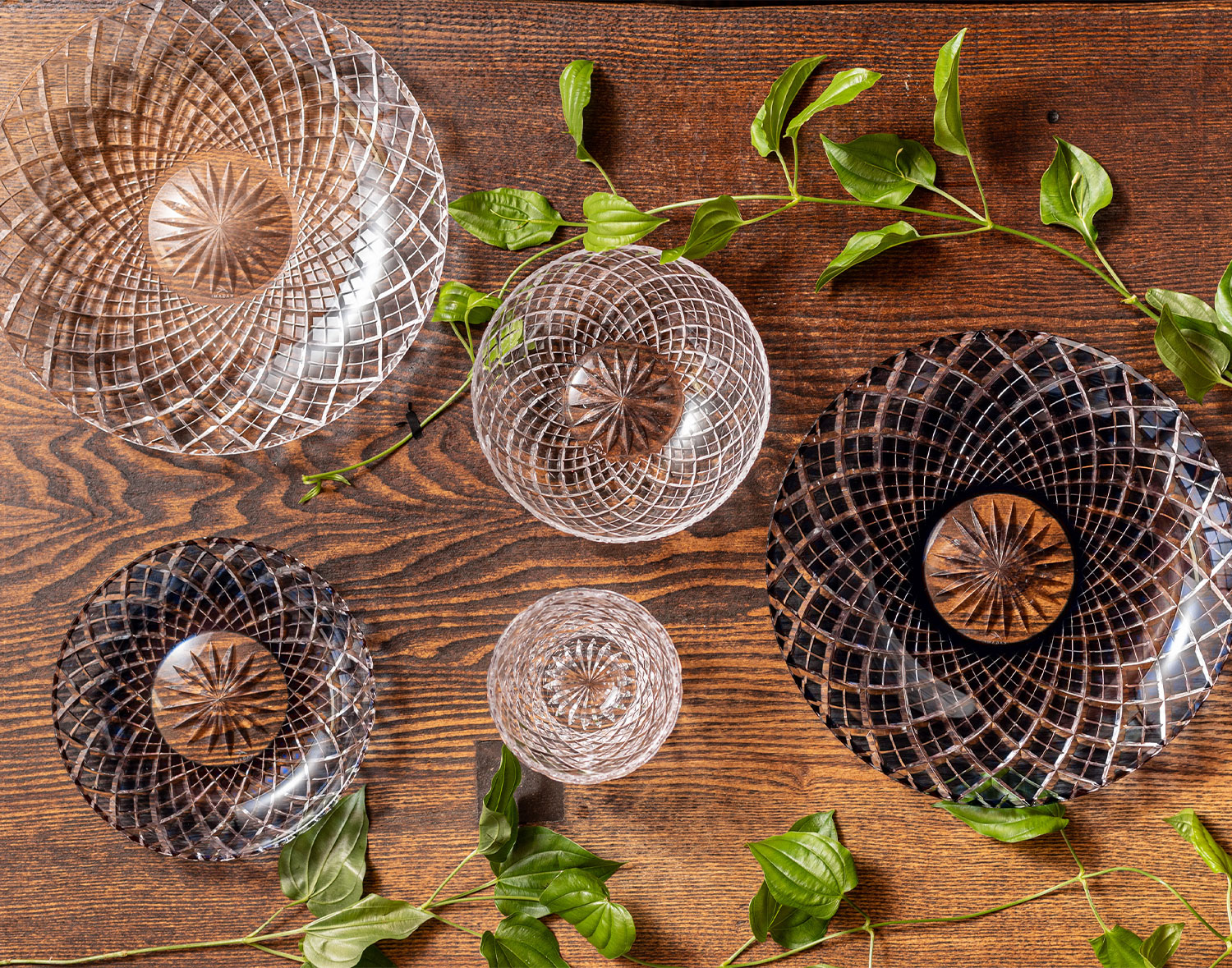 江戸切子中鉢 江戸切子中鉢 江戸切子 器・皿鉢 - 清水硝子公式