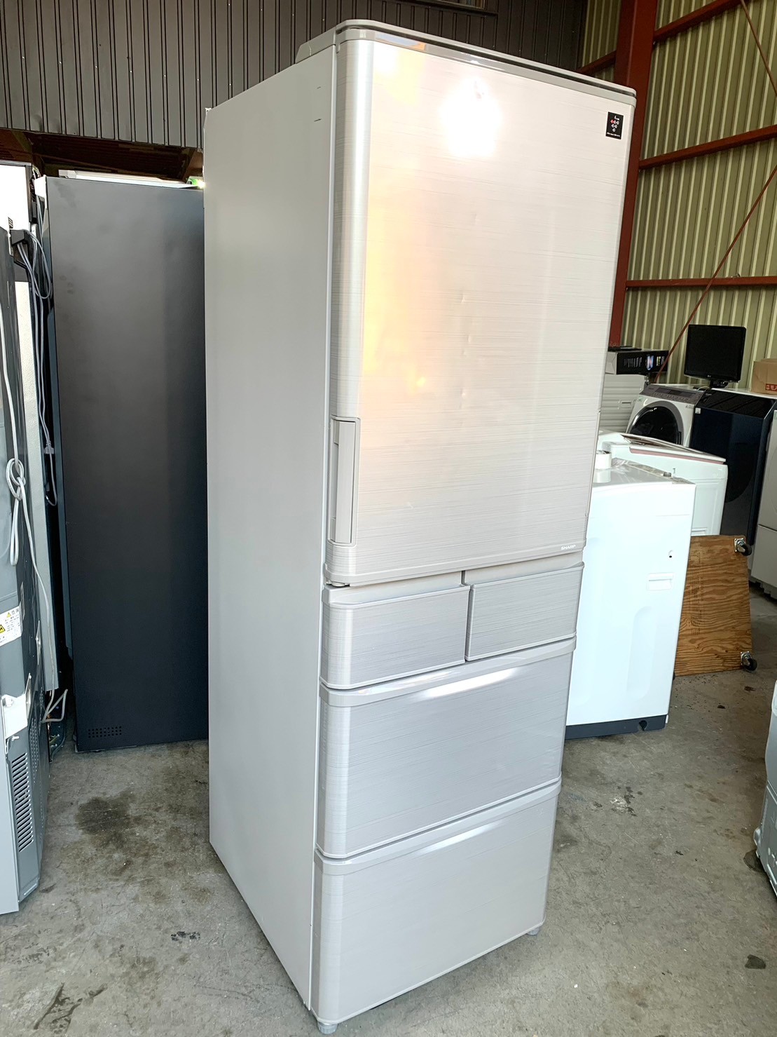 2022年製 SHARP シャープ 5D冷凍冷蔵庫 SJ-P411D 412L☆ 2022年製 SHARP