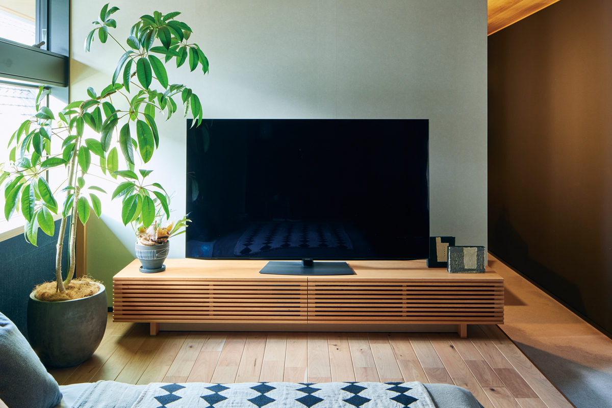 天然木の風合いを活かしたデザイン TVボード No.6450｜TVボード｜製品